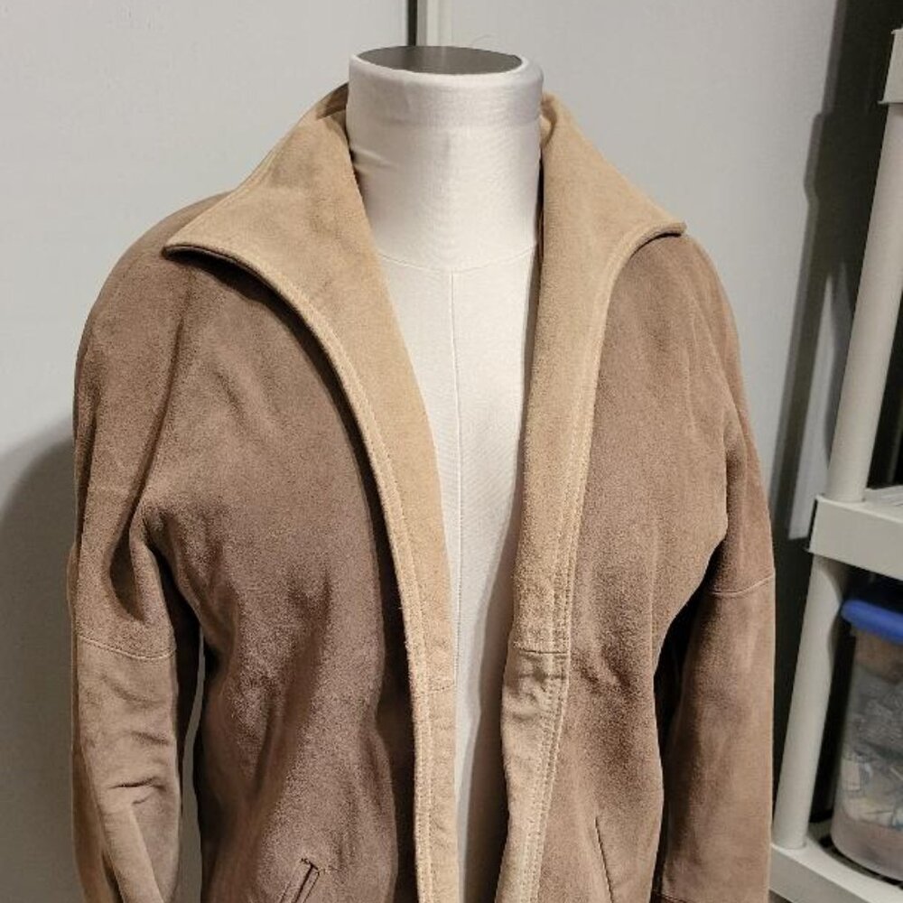 Tan Jordache Leather Jacket